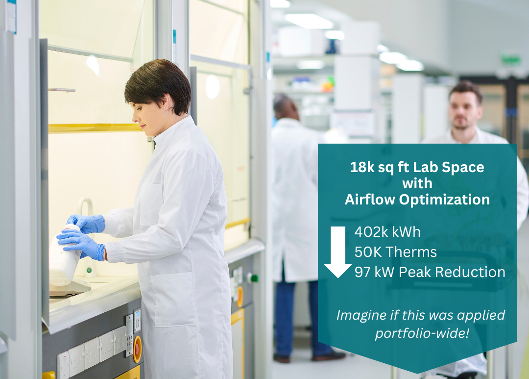 Lab 18k sq ft lab - savings